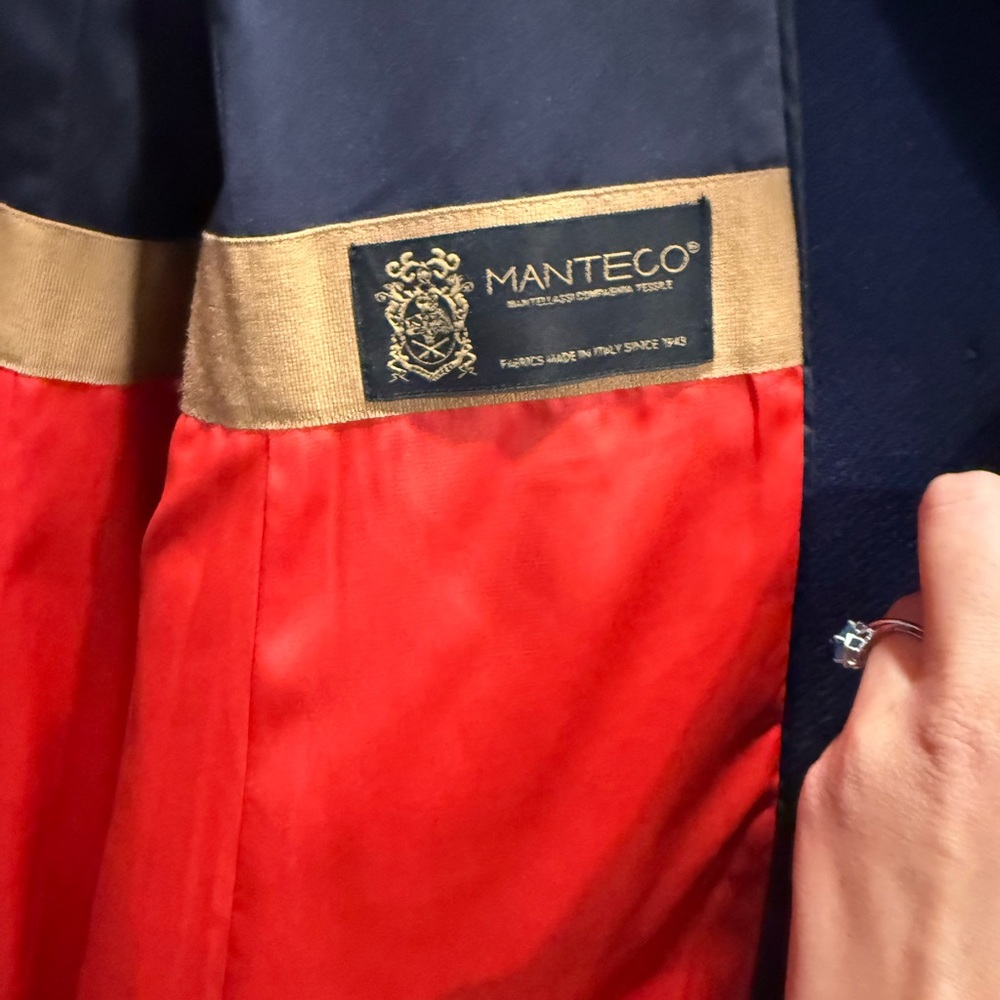 Navy Blue Women's Coat - Picture 10 of 11